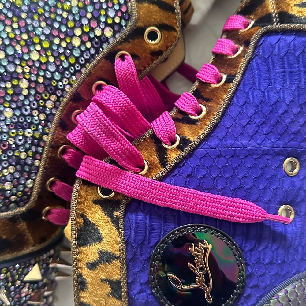 Christian Louboutin Multicolor High Top Sneaker